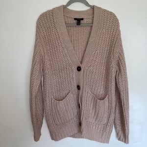 Knitted Pink Cardigan